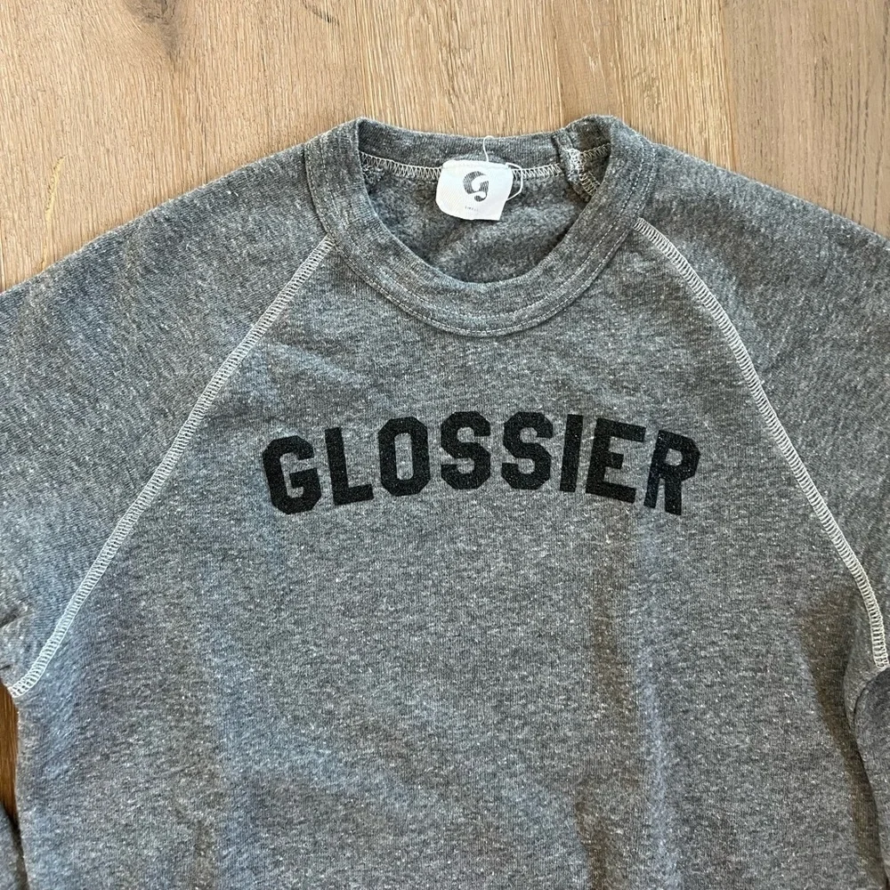 Glossier gray crewneck